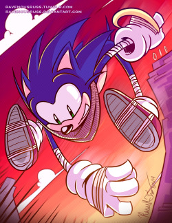 ravenousruss:  Sonic be boomin’! 