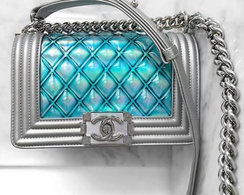 surra-de-bunda: Chanel Iridescent Boy Bag $4,995