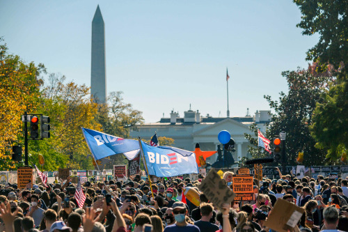 nbcnightlynews: IN PHOTOS: Celebrations spread after Joe Biden is projected to win 2020 preside