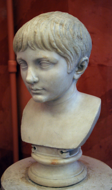 myglyptothek:Portrait of a boy of Julio-Claudian family. Mid.I century AD. Marble. State Hermitage M