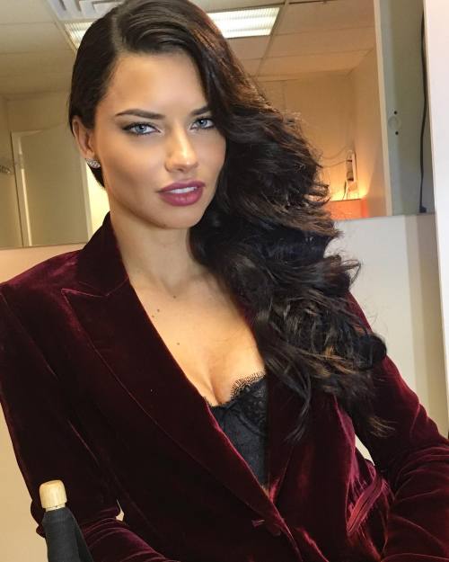 theyloveadriana:Adriana Lima serving looks promoting the Victoria’s Secret Fashion Show, 12-5-2016. 