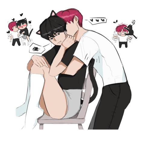 sugashook: yoongi isn’t in the mood for affection before his first coffee