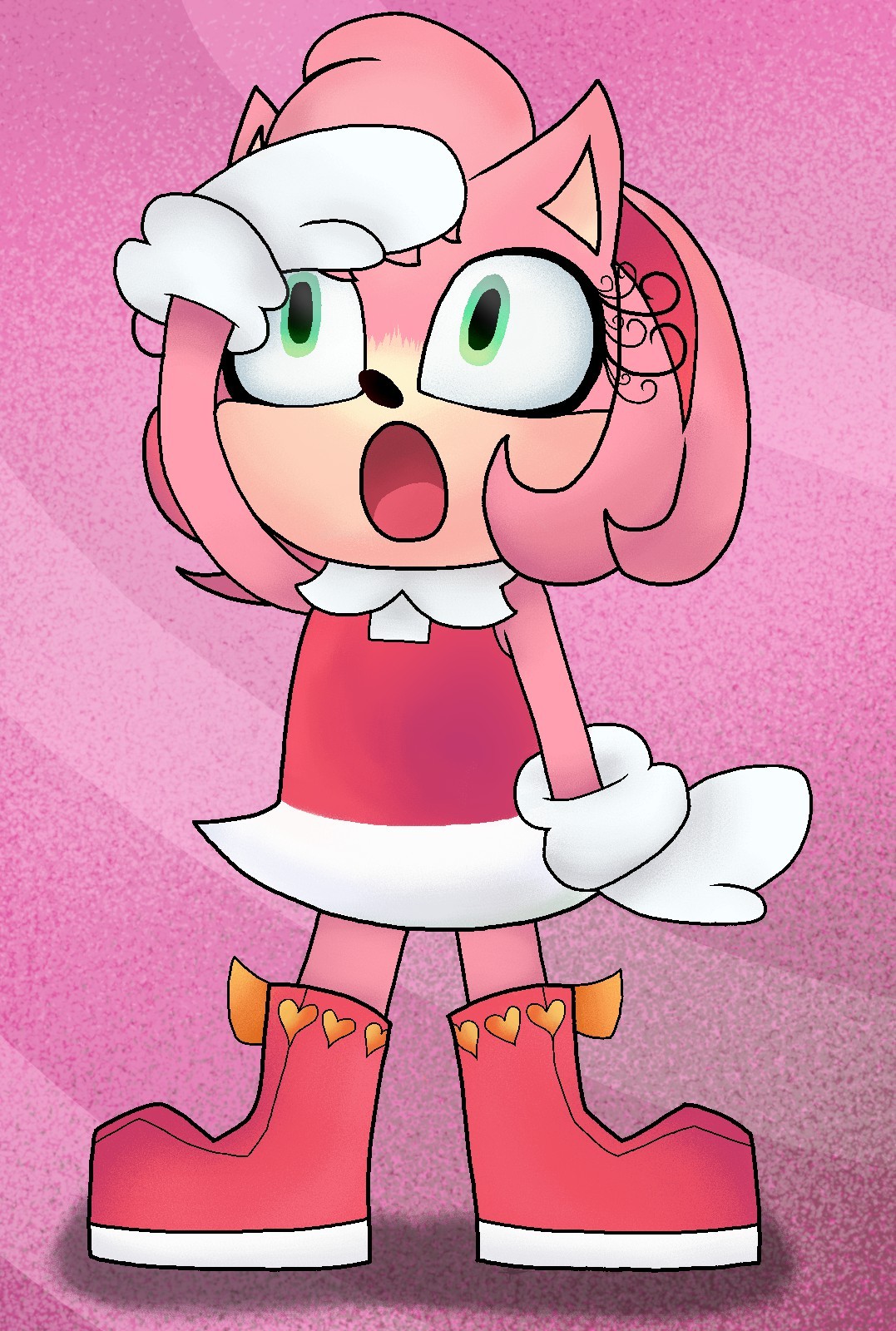 I decided to draw @aresworld-suniverse​ version of movie Amy since she LOOKED VERY CUTE !!!
For this drawing, I did a mix of blending with the blending tool and especially the stipple pen. I also stylized Amy just because I wanted to try something...