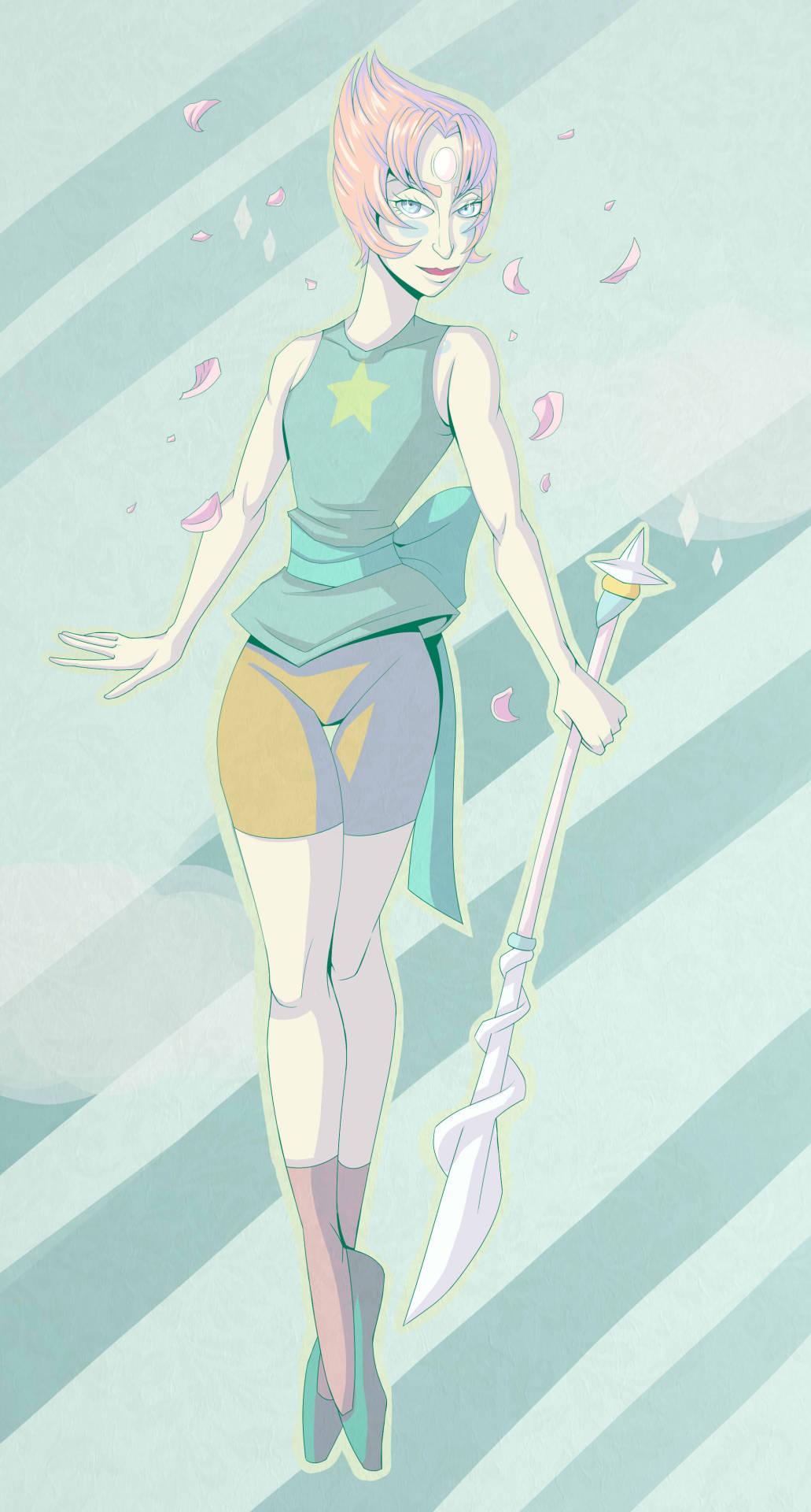lulubellart:  I drew pearl :3 thin lineart isn’t usually my thing but I think it