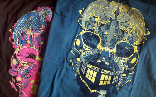 Coey’s Doctor Who shirts are (finally) back in stock!it took a long time to restock (we switch