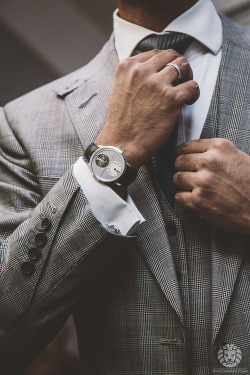 watchanish:  Arnold &amp; Son “UTTE”  x Suit by Oxborough Tailors on Saville Row.