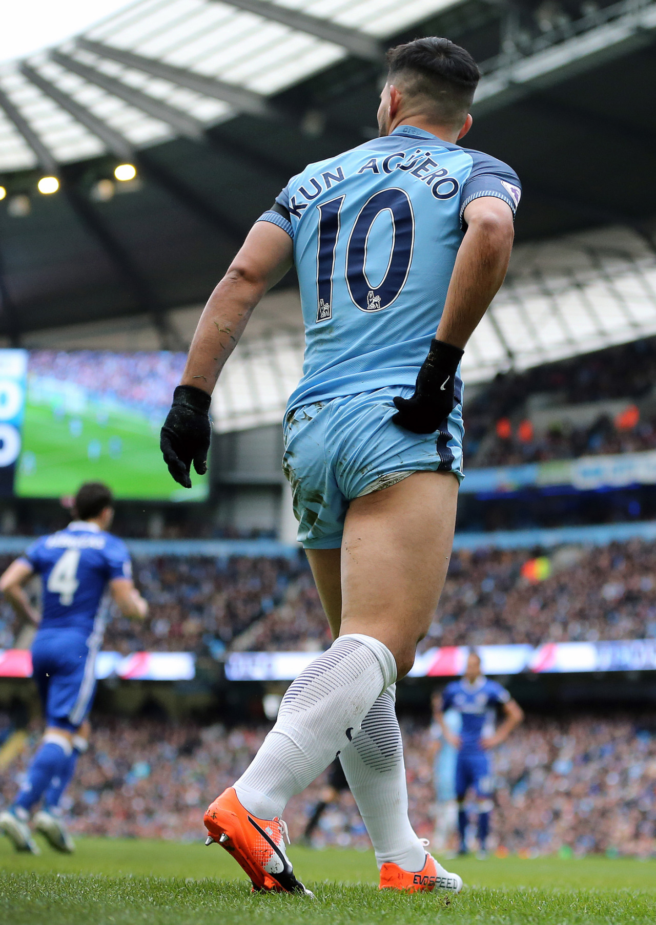 Soccer Players in Underwear