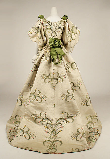 House of Worth ball gown, 1889