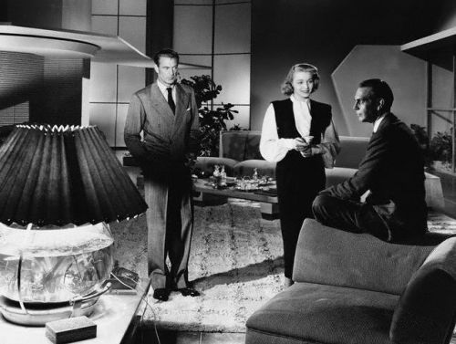 howardhawkshollywoodannex:Gary Cooper, Patricia Neal and Raymond Massey in The Fountainhead (1949), 