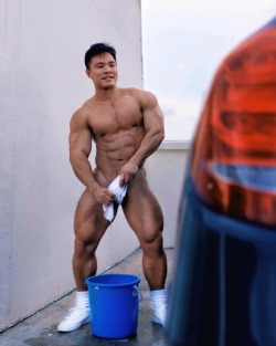 musclehunkymen:  Hunky gorgeous Asian muscle,