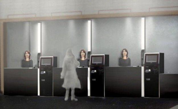ultrafacts:    The Henn-na Hotel’s blinking and “breathing” actroids will be