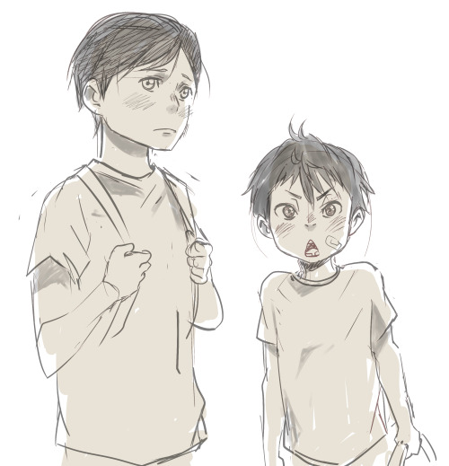 greyismanga:coz how come we haven’t seen Noya and Asahi as kids yet D: 