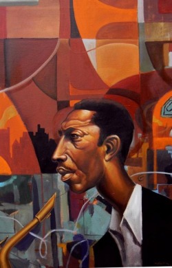 John Coltrane by Frank Morrison