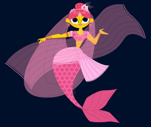 susanarodriguesart:Mermay- indian princesses so far