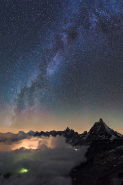 souhailbog:    The Milky way over the matterhorn