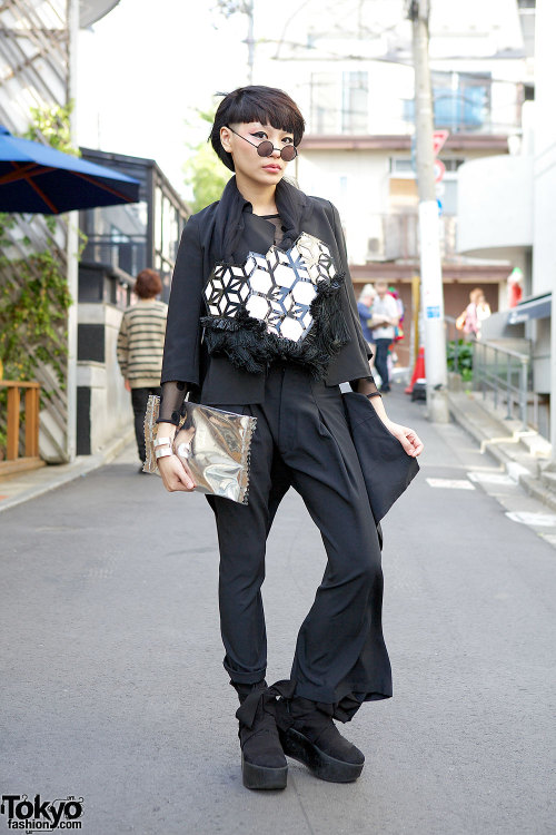 Taiwanese fashion blogger &amp; stylist Judy Chou looking amazing on the street in Harajuku.