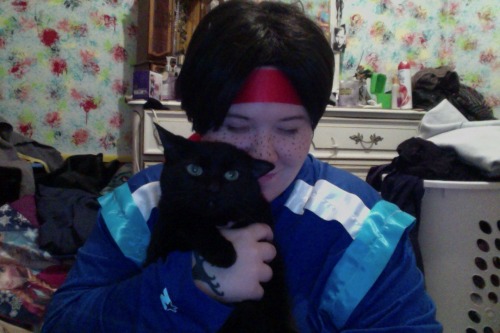 bringobaggins: Some Marco cos spam I forgot to post yesterday. I forced my poor kitty to pose with m