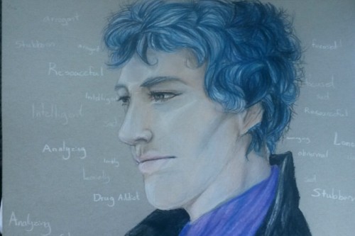 the-amethyst-alchemist: Here - have a crappy Sherlock drawing.