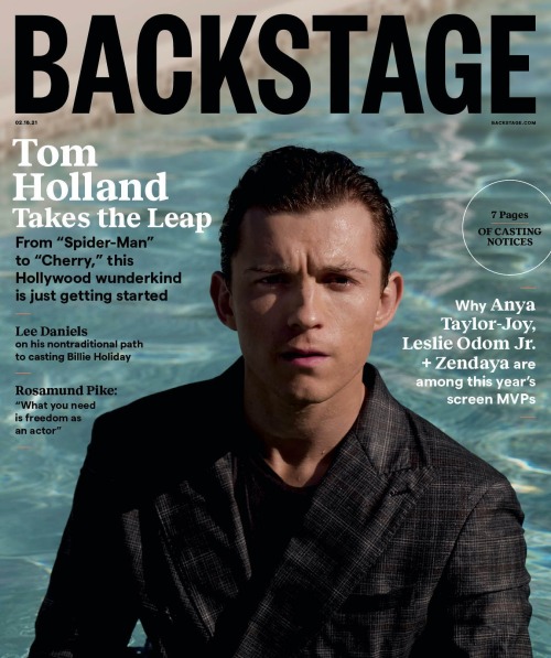 zendayamybabe:Tom Holland for Backstage