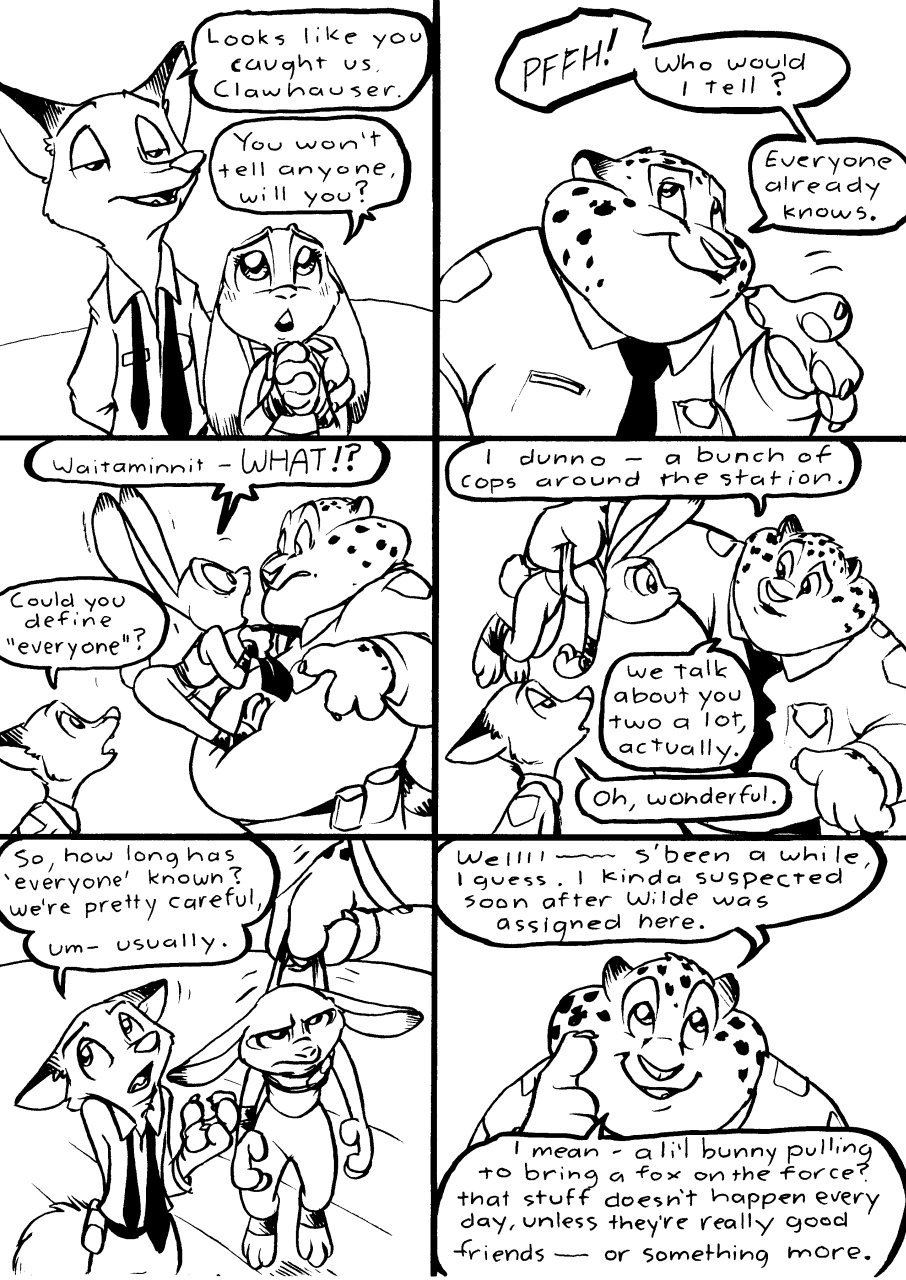 sowingwildehopps:   Comic: “Caught” by Eric Schwartz   [Full Comic] http://www.zootopianewsnetwork.com/2016/06/comic-caught-by-eric-schwartz-full-comic.html?m=1