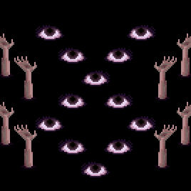 yumenikkiscreencaps:  yume nikki (2004)  scenic views in the eyeball world 