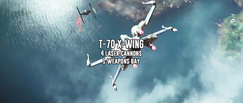 jessicapava:  Starfighters: ARC-170, T-65, T-70 