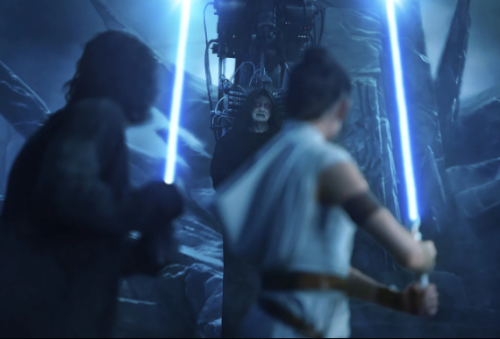 amoreusous2:the scenes in TROS VS the ilustrations in The Merry Rise of Skywalker