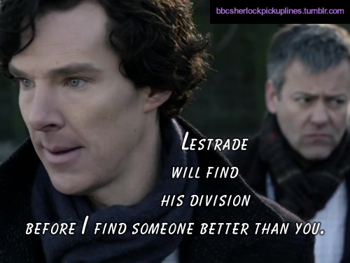 Porn Pics “Lestrade will find his division before