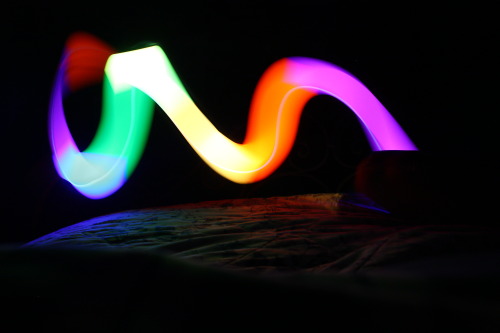 mercurialcarousel:  I got bored and practiced some more light painting by myself with no tripod because I don’t have a social life heh 