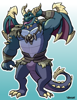voviat:  Bubba (from Spyro) AKA dragon daddy AKA flavor of the month is a precious big boy.