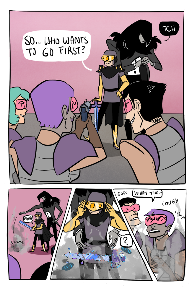 robotverve:  robotverve:  practicing comics??? the questionable morality of a superhero’s