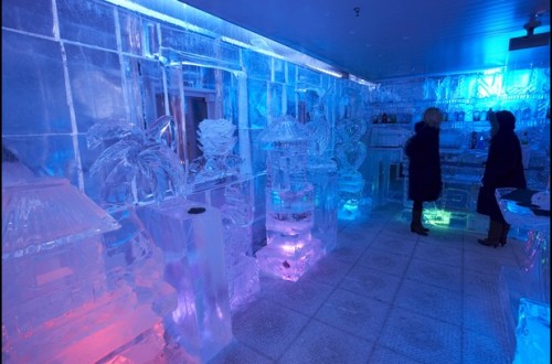 I’ll have a cold one (Minus 5 Ice Bar in porn pictures