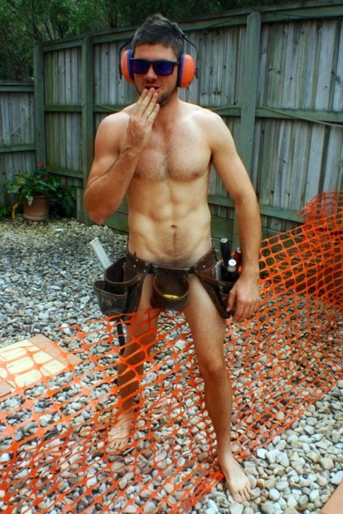 funky-hunks:  The Australian Tradies are a remarkable group, normally willing to get down and dirty.