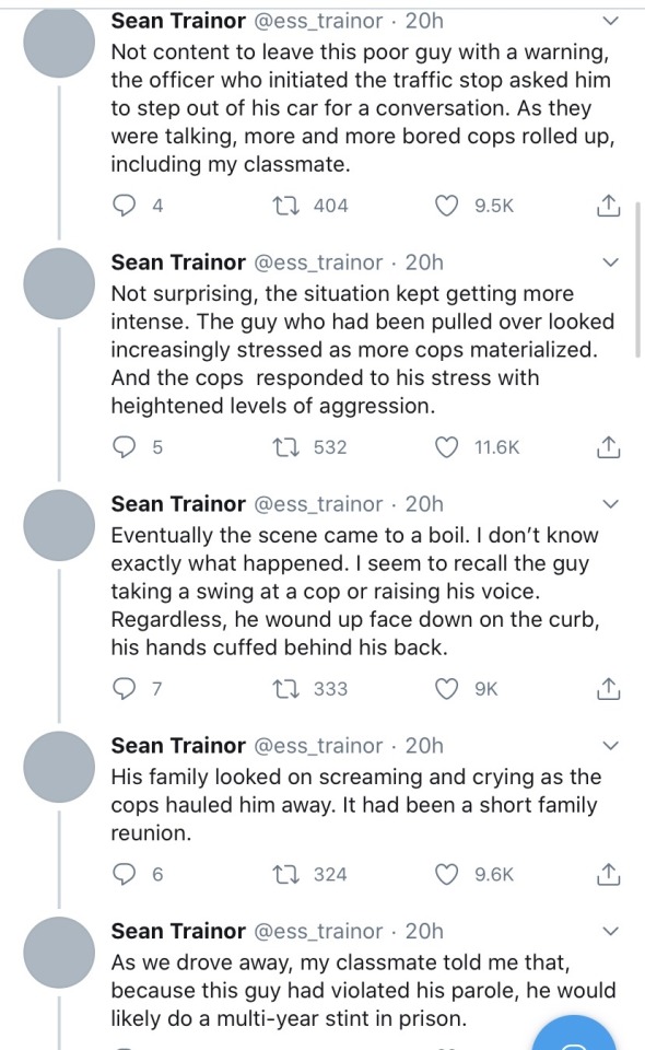 thothoes:READ THIS THREAD this is why we say all cops are bastards. this is why we