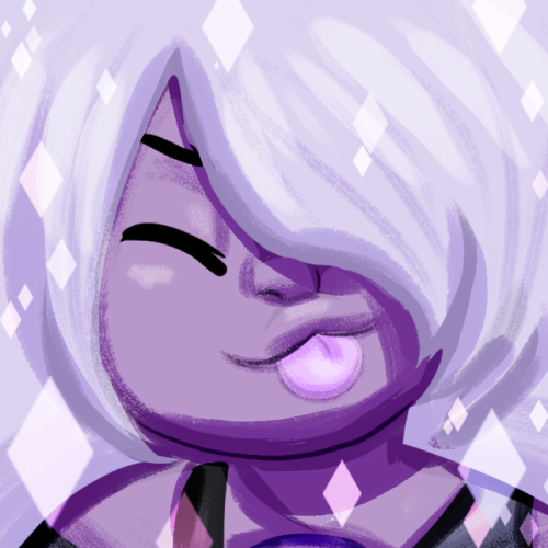 balatronical-sketchbook:  I decided to do a thing Amethyst is such a great bab!  she sure is <3 <3 <3