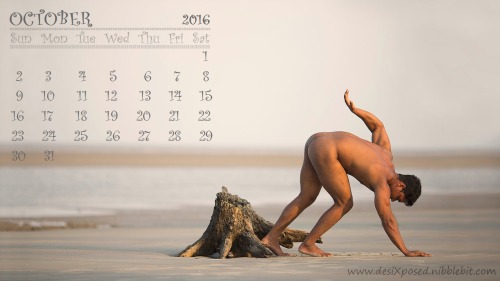 October Nude Calendar