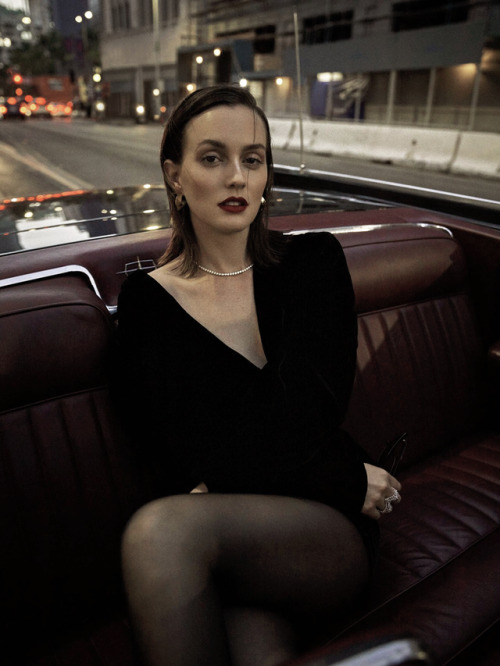 thequeensofbeauty - Leighton Meester for Porter Magazine,...