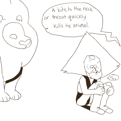 daxdraws:  peridot finds the national geographic channel   lol XD