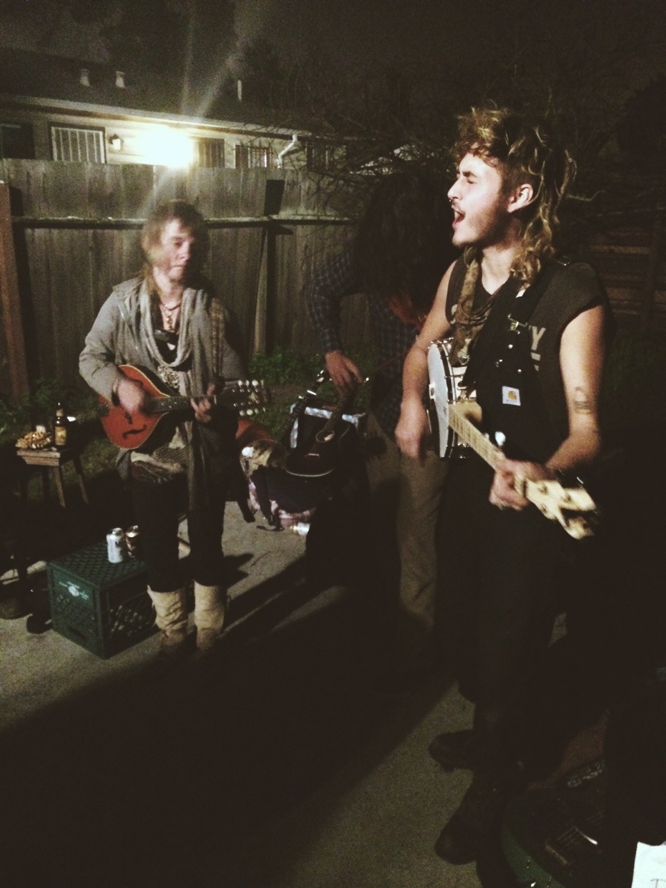filthcity:  Booked an impromptu show in Oakland last night for my buddies, cousin
