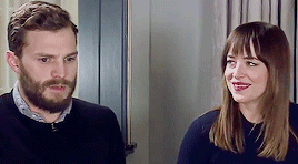 50shades:  “Dakota is great fun… she is funny and we sort of instantly had like
