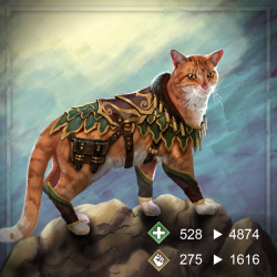 Dalish-Ious:  According To Heroes Of Dragon Age Sir Pounce-A-Lot Has Little Kitty