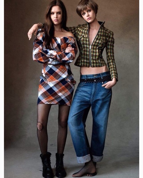 “ethel_park: #junyawatanabe plaids for @ssawmag #throwback shot by me and #victordemarchelier #grung