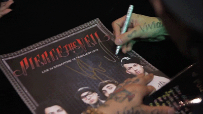 let-it-go-and-letlive-again:  I never noticed Mike has his parents names on his hands.