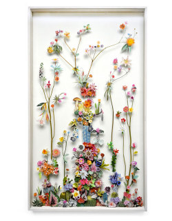 Asylum-Art:  Delicate Flower Constructions By  Anne Ten Donkelaarnetherlands-Based