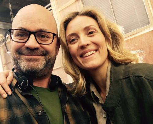 clonecast:@evelyne_brochu spotted on the #OrphanBlack set today! Photo by @graememanson1 on @twitter