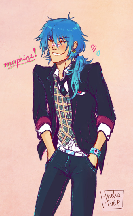 anellatulip:  morphine!Aoba though (>’o’)> 