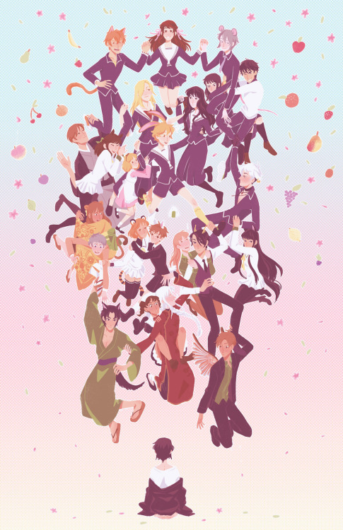 hannahdrawrof:finished my furuba print! you can buy it here!