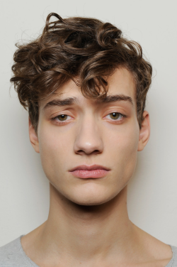 jordanshepley:  homme—models:  Serge Rigvava at Salvatore Ferragamo A/W ‘15  