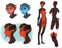 buttsmithy:  Trying to design a sexy alien