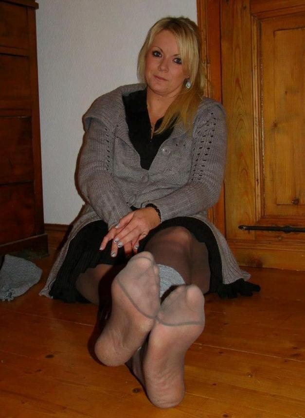 Bare Stocking Feet